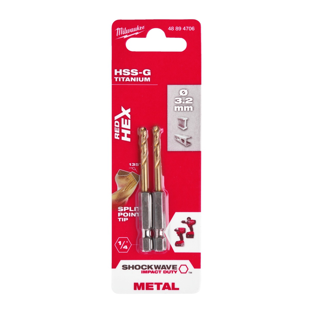 Wiertła_do_metalu_Shockwave_HSS-G_Tin_RED_HEX_Milwaukee_Shockwave_HSS-G_TiN_Red_Hex_3.2_mm_-_2_pcs_1