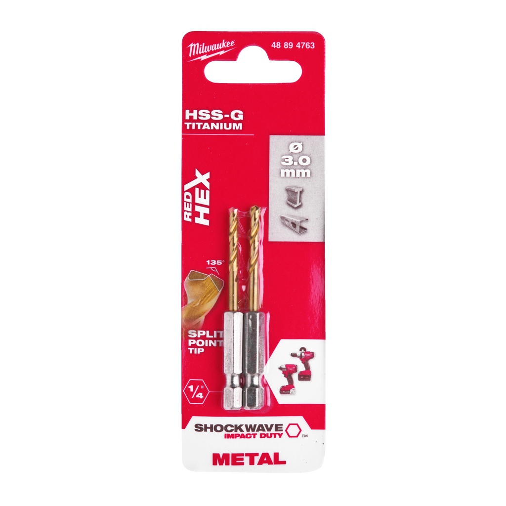 Wiertła_do_metalu_Shockwave_HSS-G_Tin_RED_HEX_Milwaukee_Shockwave_HSS-G_TiN_Red_Hex_3_mm_-_2_pcs_1