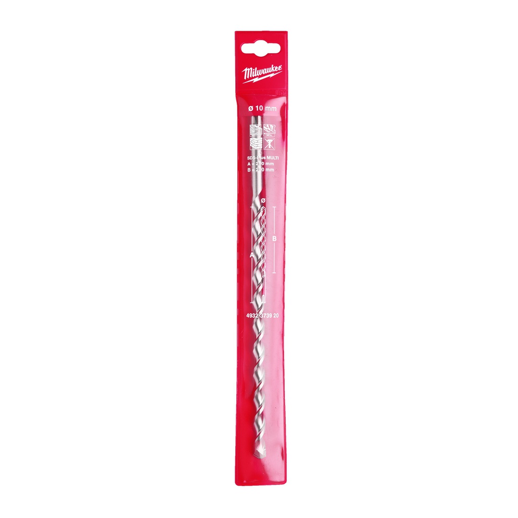 Wiertła_uniwersalne_SDS-Plus_TCT_Milwaukee_10_x_260_-_1_pc_1