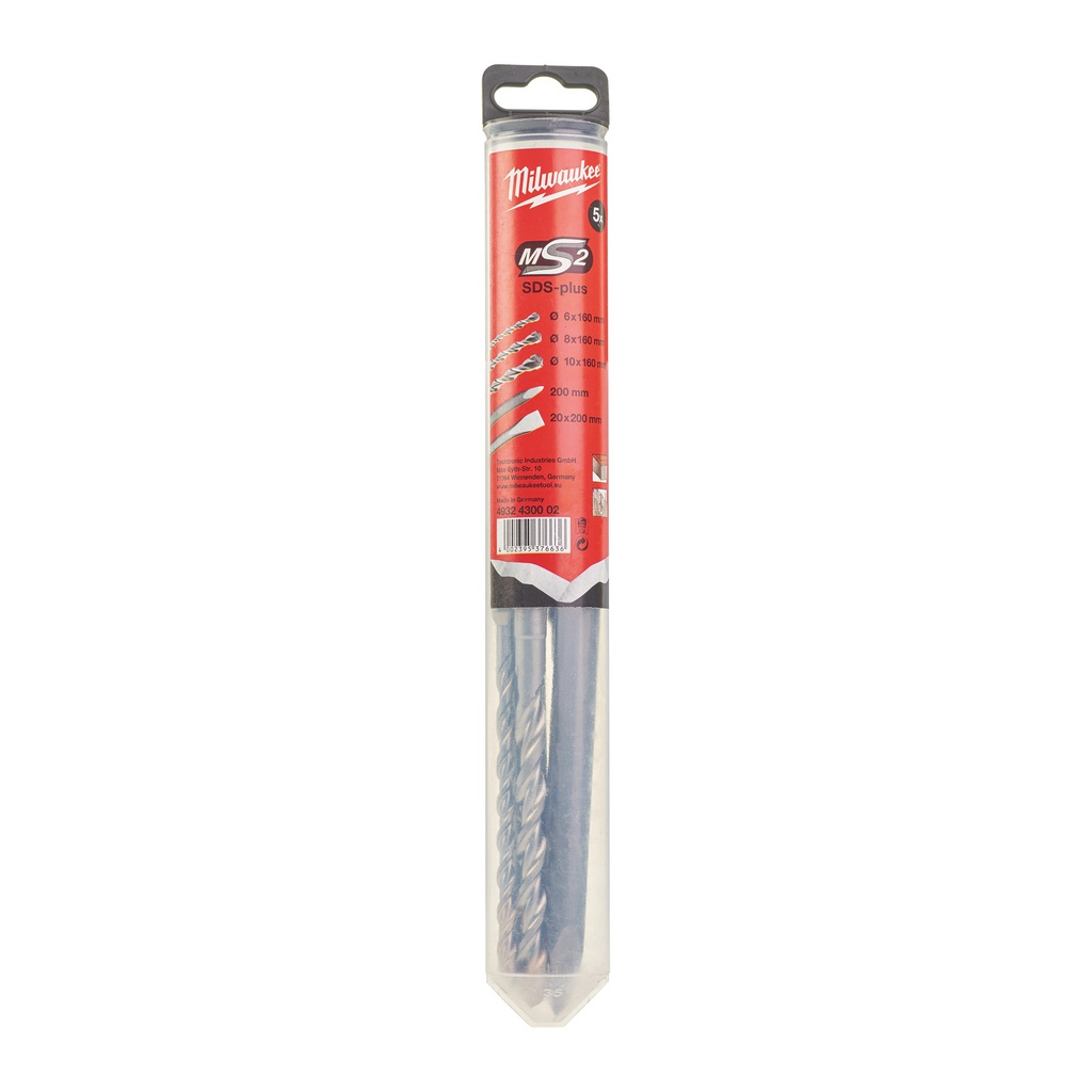 Wiertła_SDS-Plus,_2-ostrzowe_/_kasety_Milwaukee_SDS-Plus_Drill_/_Chisel_set_1