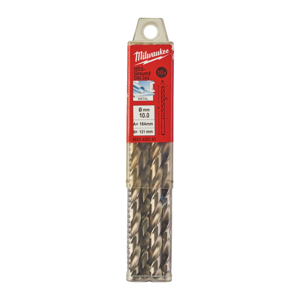 Wiertła_do_metalu_HSS-G,_długie_-_DIN_340_/_opakowanie_po_5_i_10_szt._Milwaukee_HSSGL_10.00_x_184_-_10_pc_1