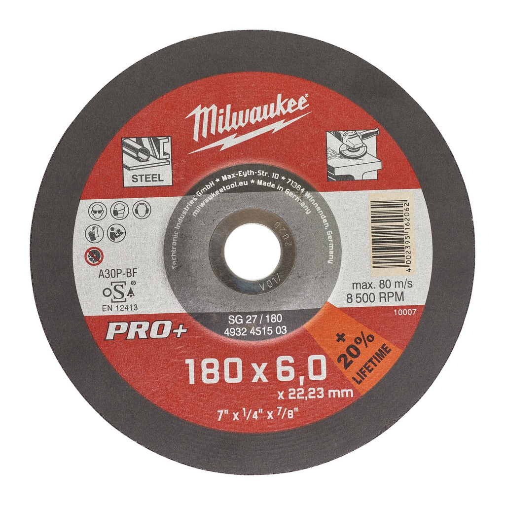 Tarcze_do_szlifowania_metalu_PRO+_Milwaukee_SG_27_/_180_x_6_x_22_mm_-_10_pcs_1