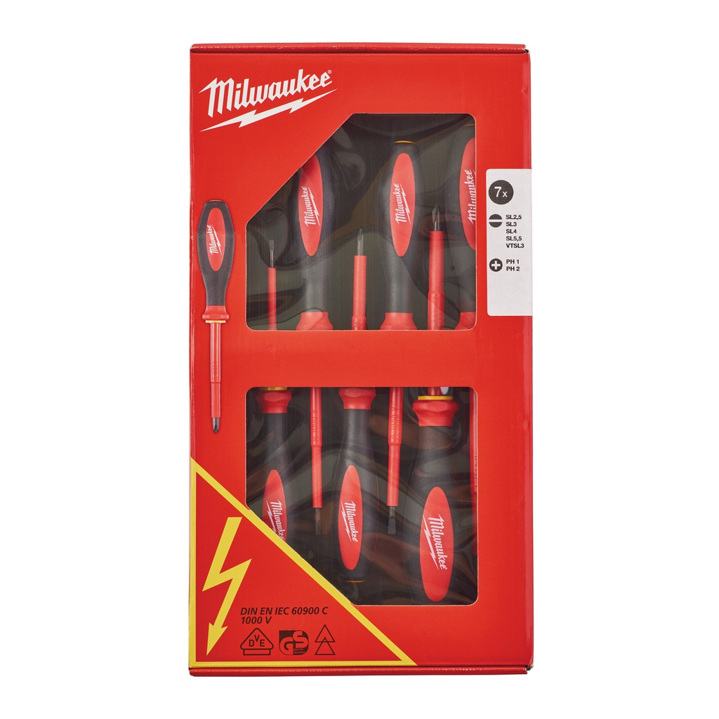 Wkrętaki_izolowane_VDE_Milwaukee_VDE_S/Driver_Set_3_-_7pcs_1