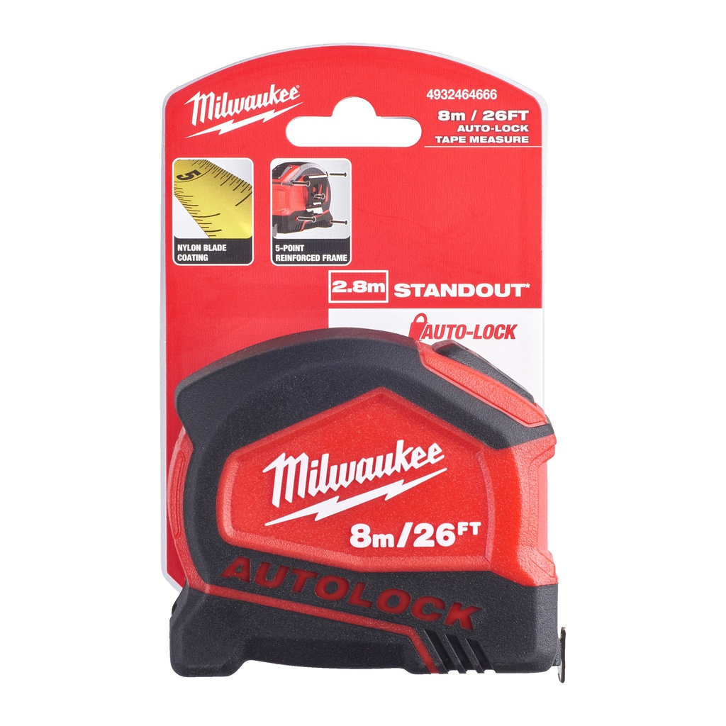 Taśmy_miernicze_Autolock_Milwaukee_Tape_Measure_Autolock_8_m_-_26_ft_/_25_5