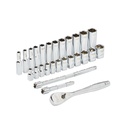 Zestawy_nasadek_z_grzechotką_Milwaukee_1/4_Drive_28_pc_Ratchet_+_Socket_Set_Metric_2