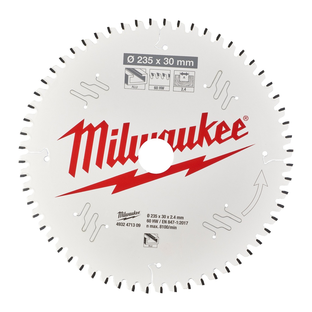 Tarcze_pilarskie_do_ręcznych_pił_tarczowych_Milwaukee_CSB_P_Alu235_x_30_x_2,4_x_60TF_neg._1
