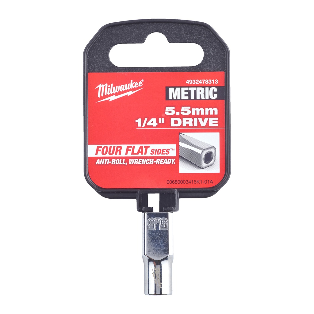 Nasadki_chromowane_¼″_Milwaukee_1/4_Drive_Socket_-_Metric_Standard_-_5.5_mm_1