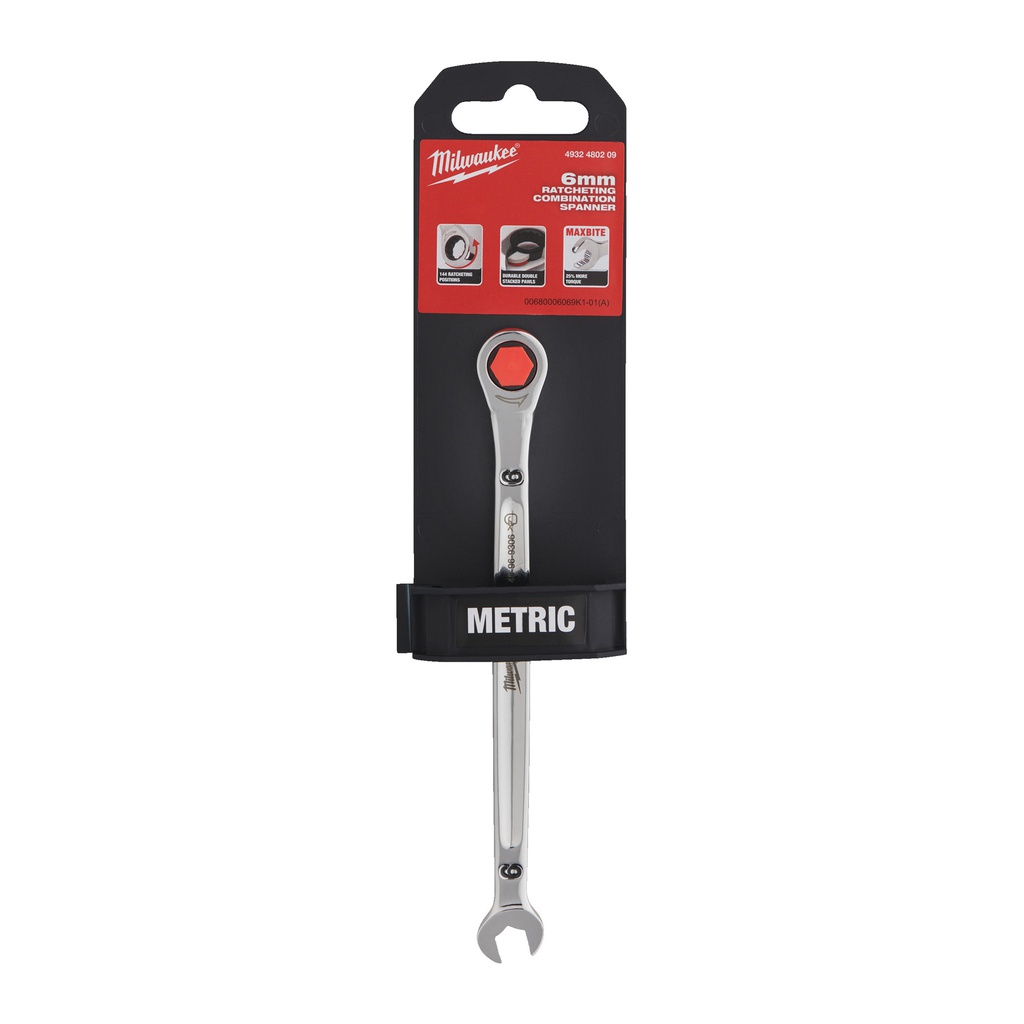 Klucze_płasko-oczkowe_z_grzechotką_MAX_BITE™_Milwaukee_Maxbite_Ratcheting_Metric_Combination_Spanner_-_6_mm_1