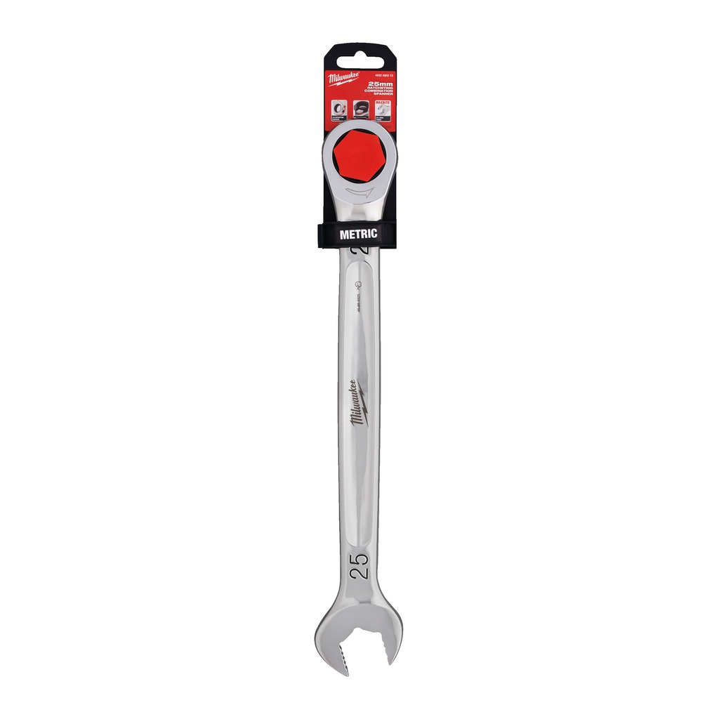 Klucze_płasko-oczkowe_z_grzechotką_MAX_BITE™_Milwaukee_Maxbite_Ratcheting_Metric_Combination_Spanner_-_25_mm_1