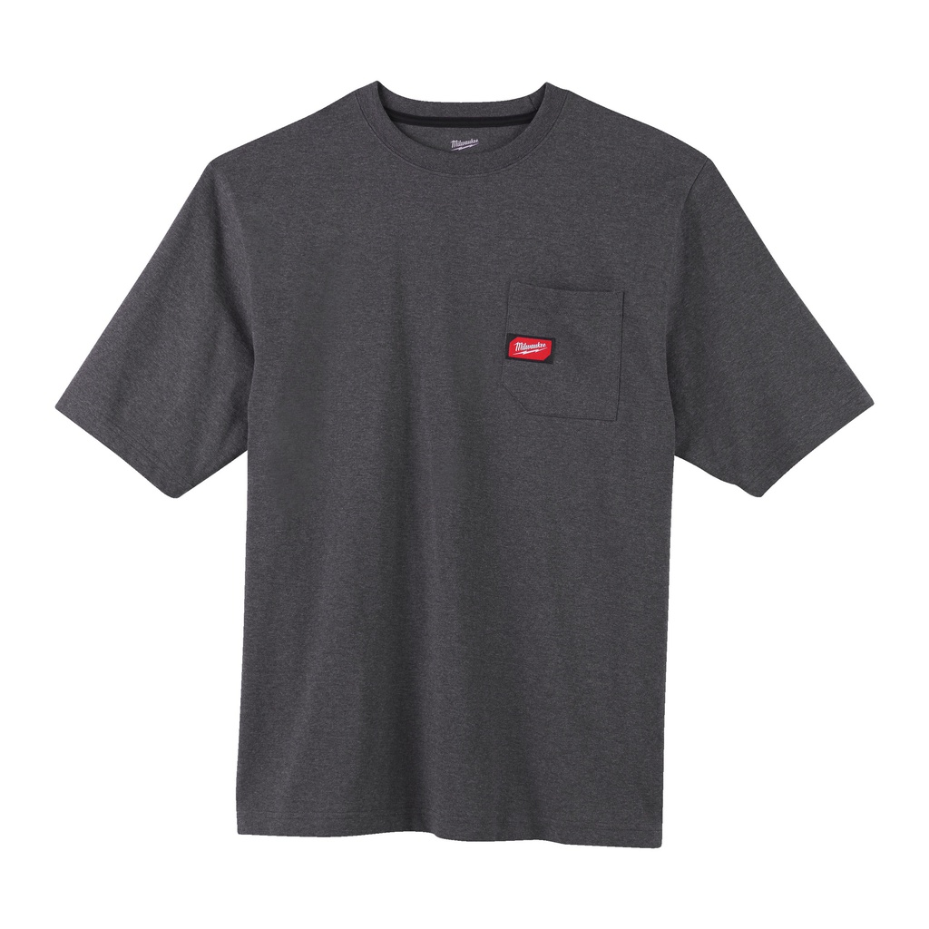 T-shirt_z_krótkim_rękawem_i_kieszonką_na_klatce_piersiowej_-_Szary_Milwaukee_WTSSG_(M)_2