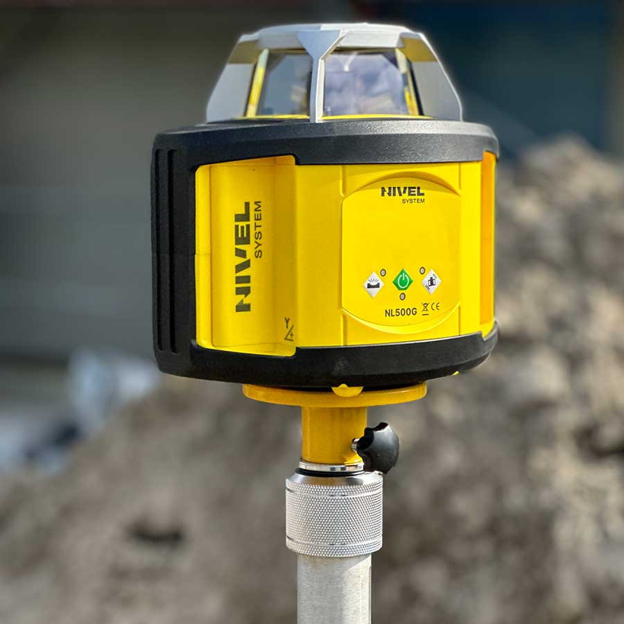 ZESTAW Niwelator laserowy rotacyjny Nivel System NL500G DIGITAL + statyw SJJ32 + łata LS-24