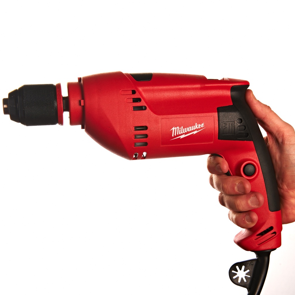 1-speed drill with 630W power Milwaukee | DE 10 RX