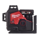 M12™ Laser zielony 3-płaszczyznowy 360° Milwaukee | M12 3PL-401C