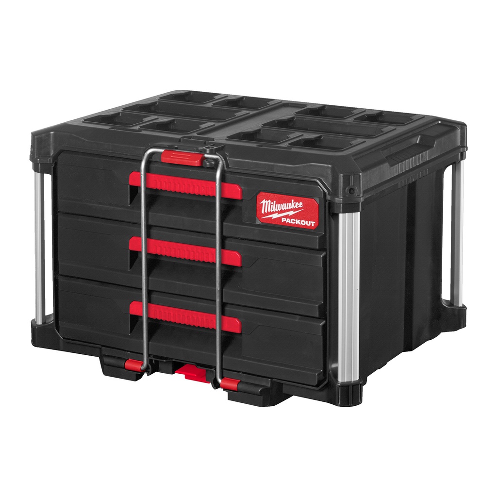 Skrzynia PACKOUT™ z 3 szufladami Milwaukee | Packout 3 Drawer Tool Box