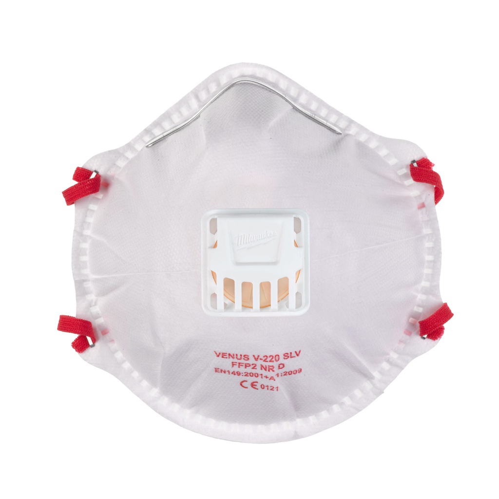 Półmaska FFP2 z zaworem - Milwaukee | FFP2 Respirator with Valve - 10 pc