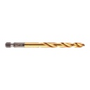 Wiertła do metalu Shockwave HSS-G Tin RED HEX Milwaukee | Shockwave HSS-G TiN Red Hex 6.8 mm - 1 pc