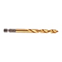Wiertła do metalu Shockwave HSS-G Tin RED HEX Milwaukee | Shockwave HSS-G TiN Red Hex 7.5 mm - 1 pc