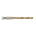 Wiertła do metalu HSS-TiN - opakowanie 5 i 10 sztuk Milwaukee | Shockwave HSS-G TiN Red Hex 5 mm - 10 pcs