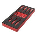 Wkładki piankowe z wkrętakami Milwaukee | Screwdriver SL Set Foam Insert - 7 pc