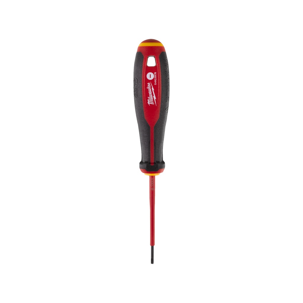 Wkrętai izolowane VDE Milwaukee | Tri-Lobe VDE Screwdriver - Slotted 0.4 x 2.5 x 75