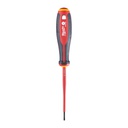 Wkrętai izolowane VDE Milwaukee | Tri-Lobe VDE Screwdriver - Slotted 0.5 x 3 x 100