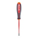 Wkrętai izolowane VDE Milwaukee | Tri-Lobe VDE Screwdriver - Slotted 0.8 x 4 x 100