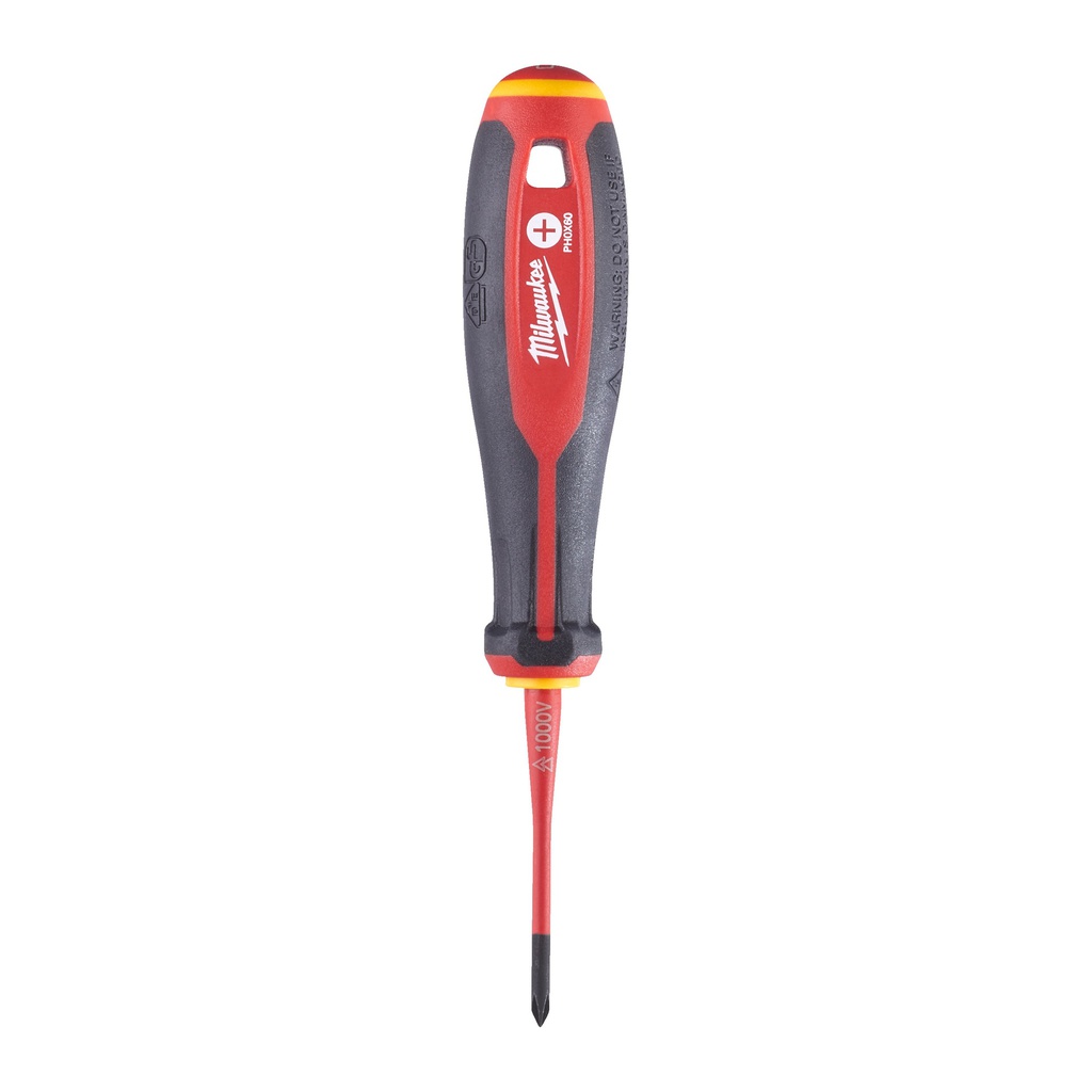 Wkrętai izolowane VDE Milwaukee | Tri-Lobe VDE Screwdriver PH0 x60