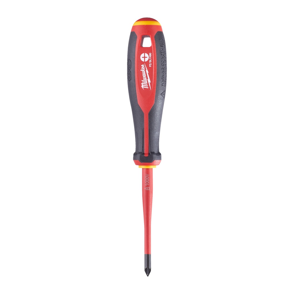 Wkrętai izolowane VDE Milwaukee | Tri-Lobe VDE Screwdriver PZ/ SL1 x80