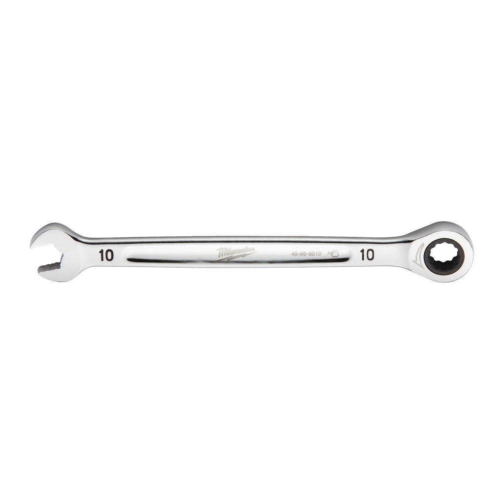 Klucze płasko-oczkowe z grzechotką MAX BITE™ Milwaukee | Maxbite Ratcheting Metric Combination Spanner 10mm - 1pc