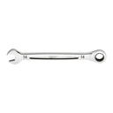 Klucze płasko-oczkowe z grzechotką MAX BITE™ Milwaukee | Maxbite Ratcheting Metric Combination Spanner 14mm - 1pc