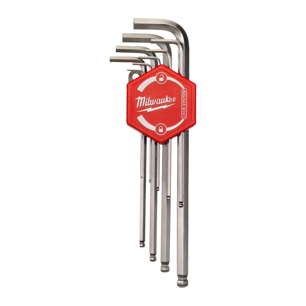 Klucze imbusowe HEX - 9 szt.  Milwaukee | Hex Key 9pc Set