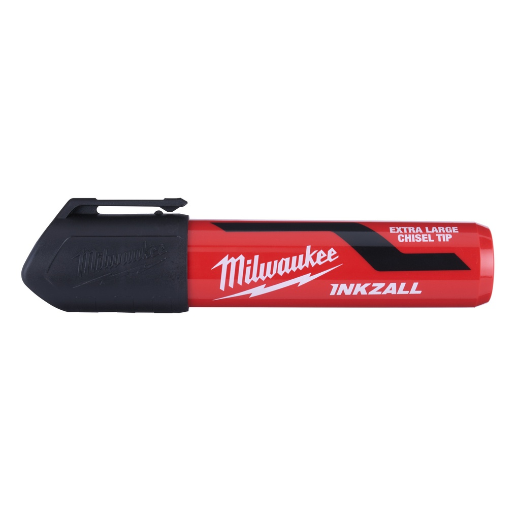 Markery INKZALL™ L & XL Milwaukee | INKZALL Black XL Chisel Tip Marker (1PK)