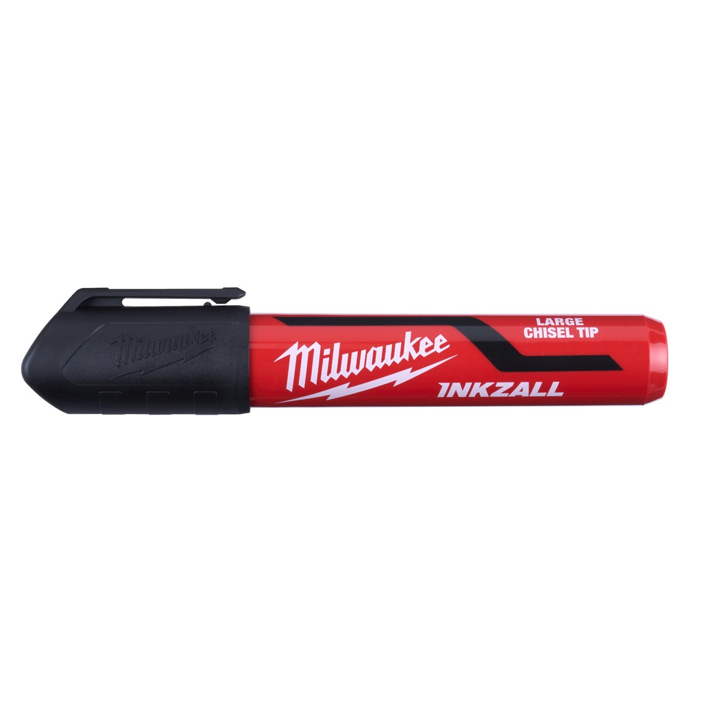 Markery INKZALL™ L & XL Milwaukee | INKZALL Black L Chisel Tip Marker (3PK)