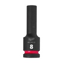 Nasadki Udarowe SHOCKWAVE™ IMPACT DUTY  ½" - długie Milwaukee | 8 mm 1/2" impact socket deep - 1pc