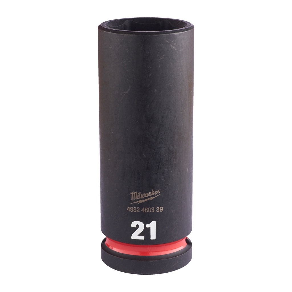 Nasadki Udarowe SHOCKWAVE™ IMPACT DUTY  ½" - długie Milwaukee | 21 mm 1/2" impact socket deep - 1pc