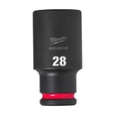 Nasadki Udarowe SHOCKWAVE™ IMPACT DUTY  ½" - długie Milwaukee | 28 mm 1/2" impact socket deep - 1pc