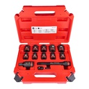 Zestaw nasadek udarowch SHOCKWAVE™ IMPACT DUTY STD ½"  Milwaukee | 1/2" impact socket set STD-13pc