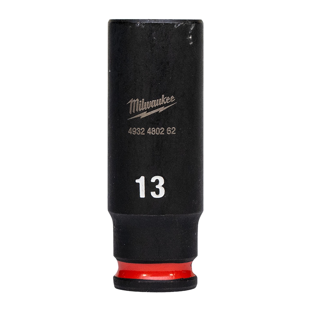 Nasadki Udarowe SHOCKWAVE™ IMPACT DUTY ¼″ - długie Milwaukee | 13 mm 1/4" impact socket deep - 1 pc