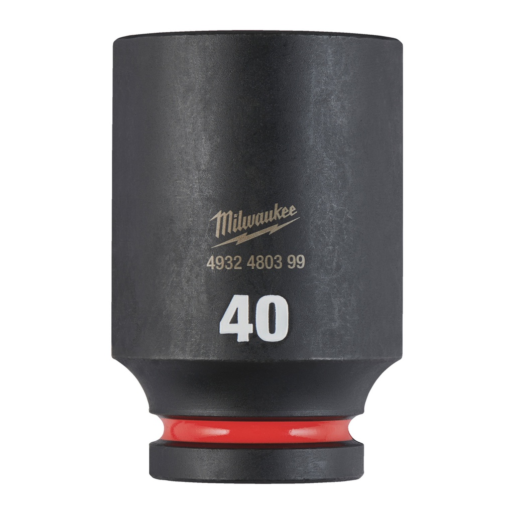 Nasadki Udarowe SHOCKWAVE™ Impact Duty - długie Milwaukee | 40 mm 3/4" impact socket deep - 1pc