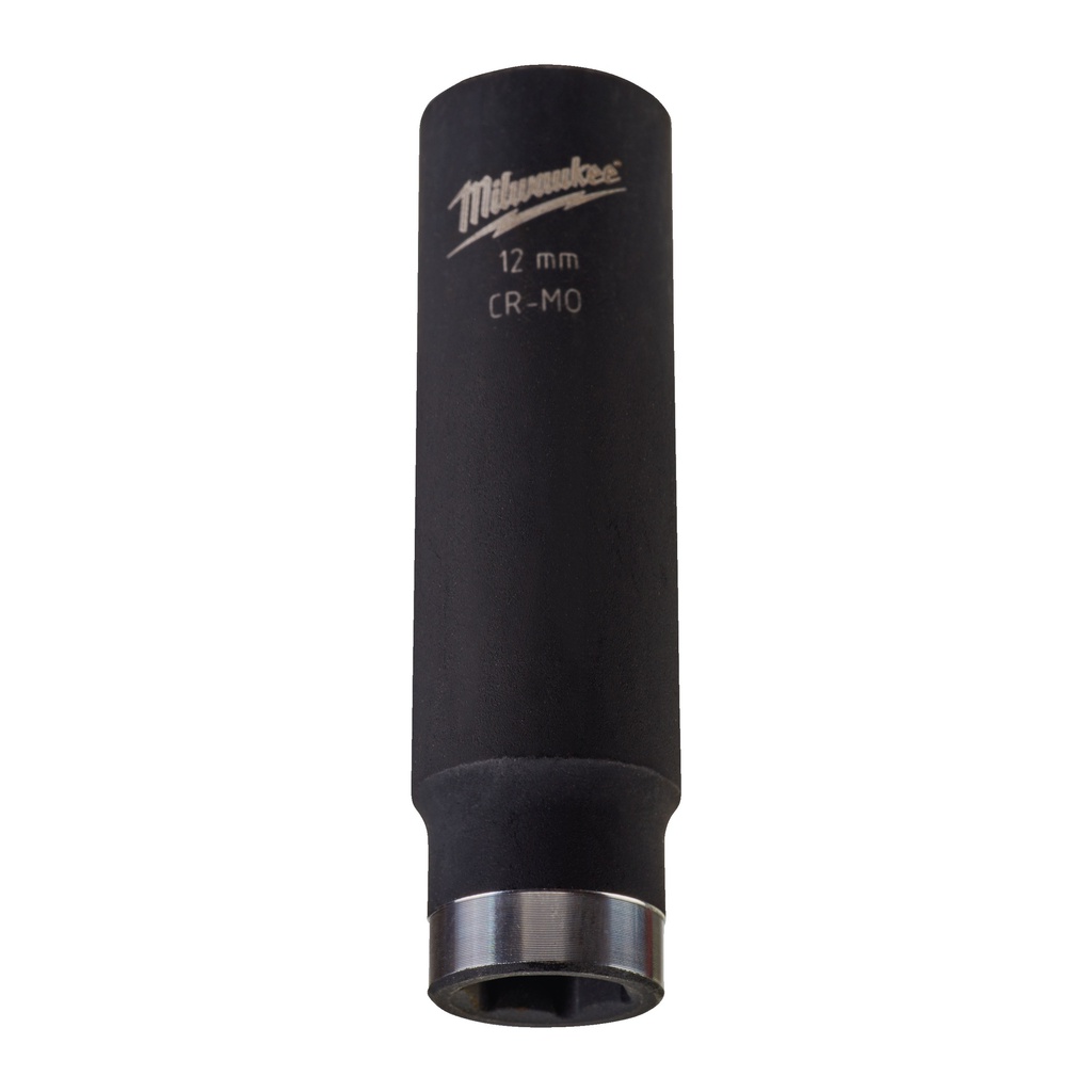 Nasadki udarowe SHOCKWAVE™ IMPACT DUTY ⅜″ - długie Milwaukee | 12 mm 3/8" impact socket - long