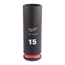 Nasadki Udarowe SHOCKWAVE™ IMPACT DUTY ⅜" - długie Milwaukee | 15 mm 3/8" impact socket deep - 1 pc