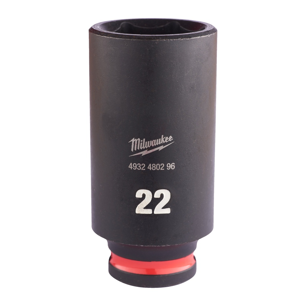 Nasadki Udarowe SHOCKWAVE™ IMPACT DUTY ⅜" - długie Milwaukee | 22 mm 3/8" impact socket deep - 1 pc