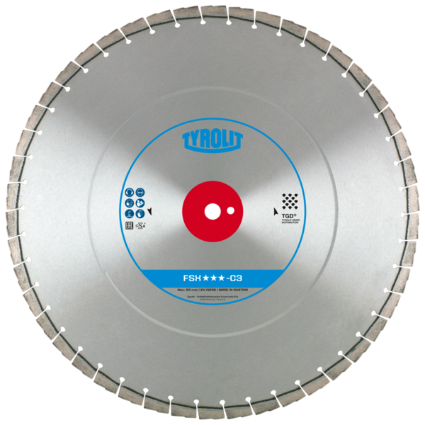 Tarcza diamentowa TYROLIT PREMIUM FSX-C3 800 X 4,4 MM