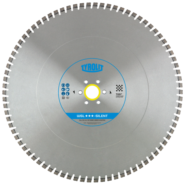 Tarcza diamentowa TYROLIT PREMIUM WSL SILENT 600 X 4,4 MM