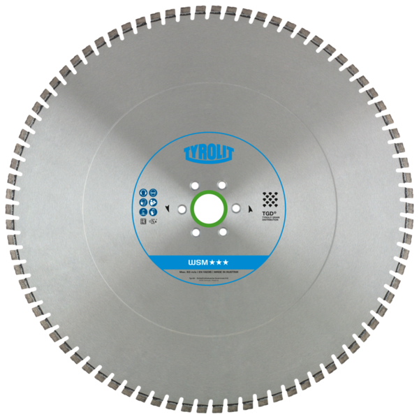 Tarcza diamentowa TYROLIT PREMIUM WSM 650 X 4,9 MM (12M109)