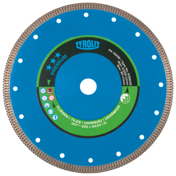 Tarcza diamentowa TYROLIT PREMIUM DCT 230 X 1,6 MM (35 MM)