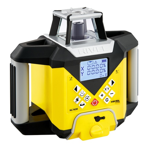 [NL740R-DIGITAL-zestaw1] Niwelator laserowy Nivel System NL740R DIGITAL - ZESTAW statyw SJJ1 + łata LS-24