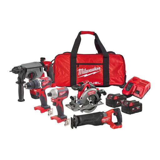 [4933479541] M18™ promocyjny powerpack Milwaukee | M18 PP5B-502B