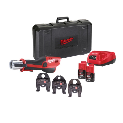 [4933443095] M12™ FORCE LOGIC™ Subkompaktowa hydrauliczna praska do zaciskania rur Milwaukee | M12 HPT-202C M-SET