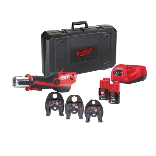 [4933443100] M12™ FORCE LOGIC™ Subkompaktowa hydrauliczna praska do zaciskania rur Milwaukee | M12 HPT-202C V-SET